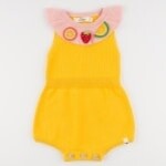 Oh Baby! Oh Baby Lemon Mixed Fruit Crochet Victoria Knitted Romper