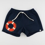 Oh Baby! Oh Baby Navy Life Ring Applique Charlie Short