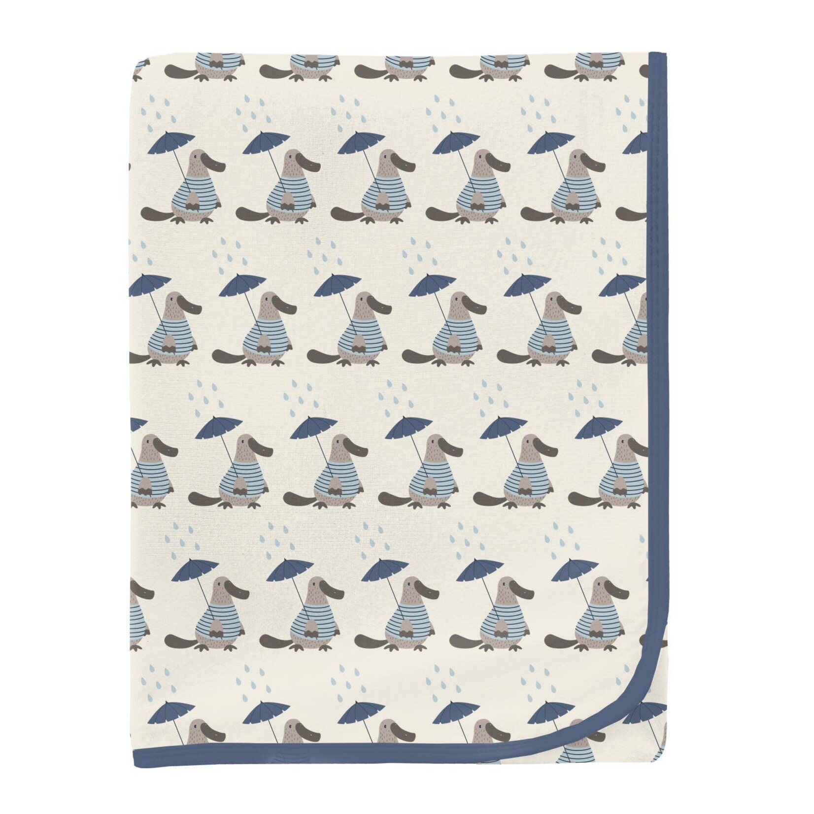 KicKee Pants Kickee Pants One Size Print Swaddling Blanket