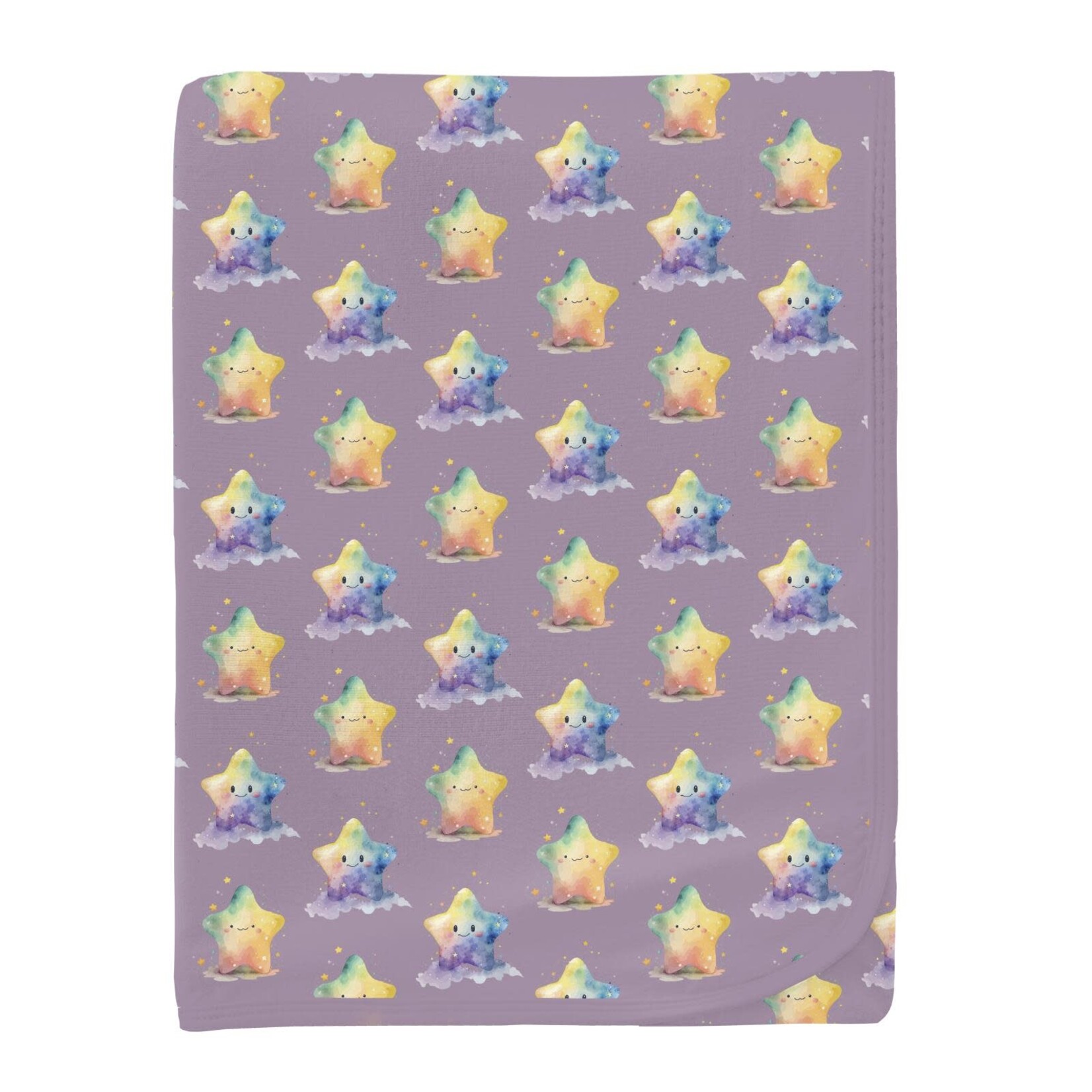 KicKee Pants Kickee Pants One Size Print Swaddling Blanket