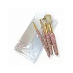 Bari Lynn Bari Lynn Makeup Brushes In Pouch Crystal