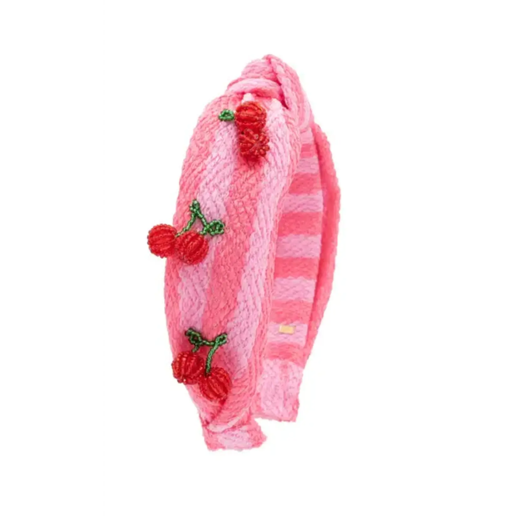 Bari Lynn Bari Lynn Cherry Raffia Knot Headband