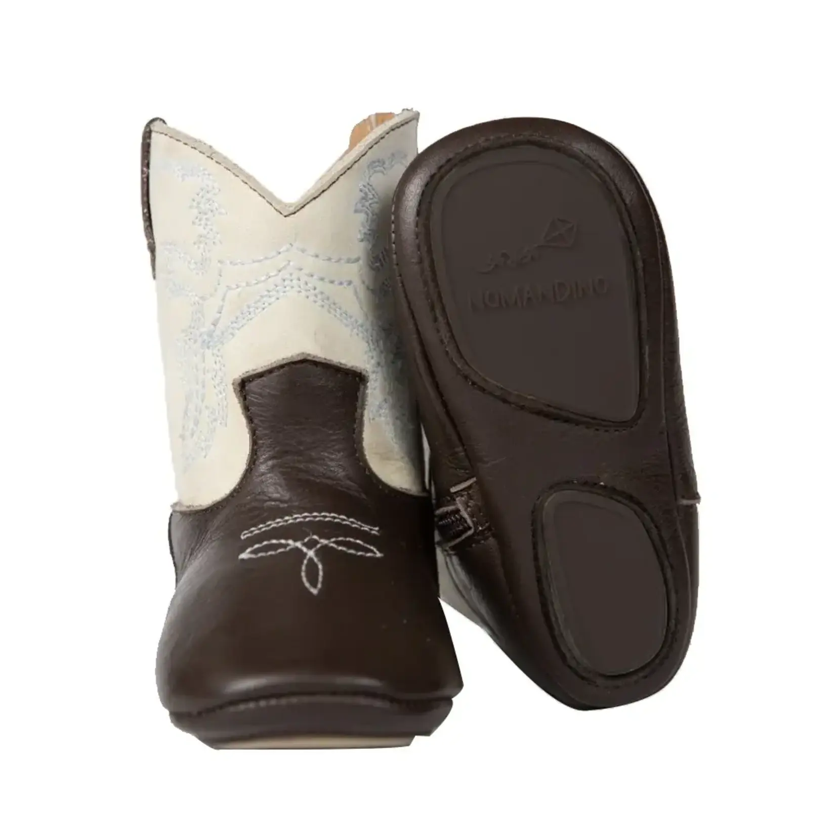 Nomandino Nomandino Chocolate/Ivory Frisco Cowboy Boots