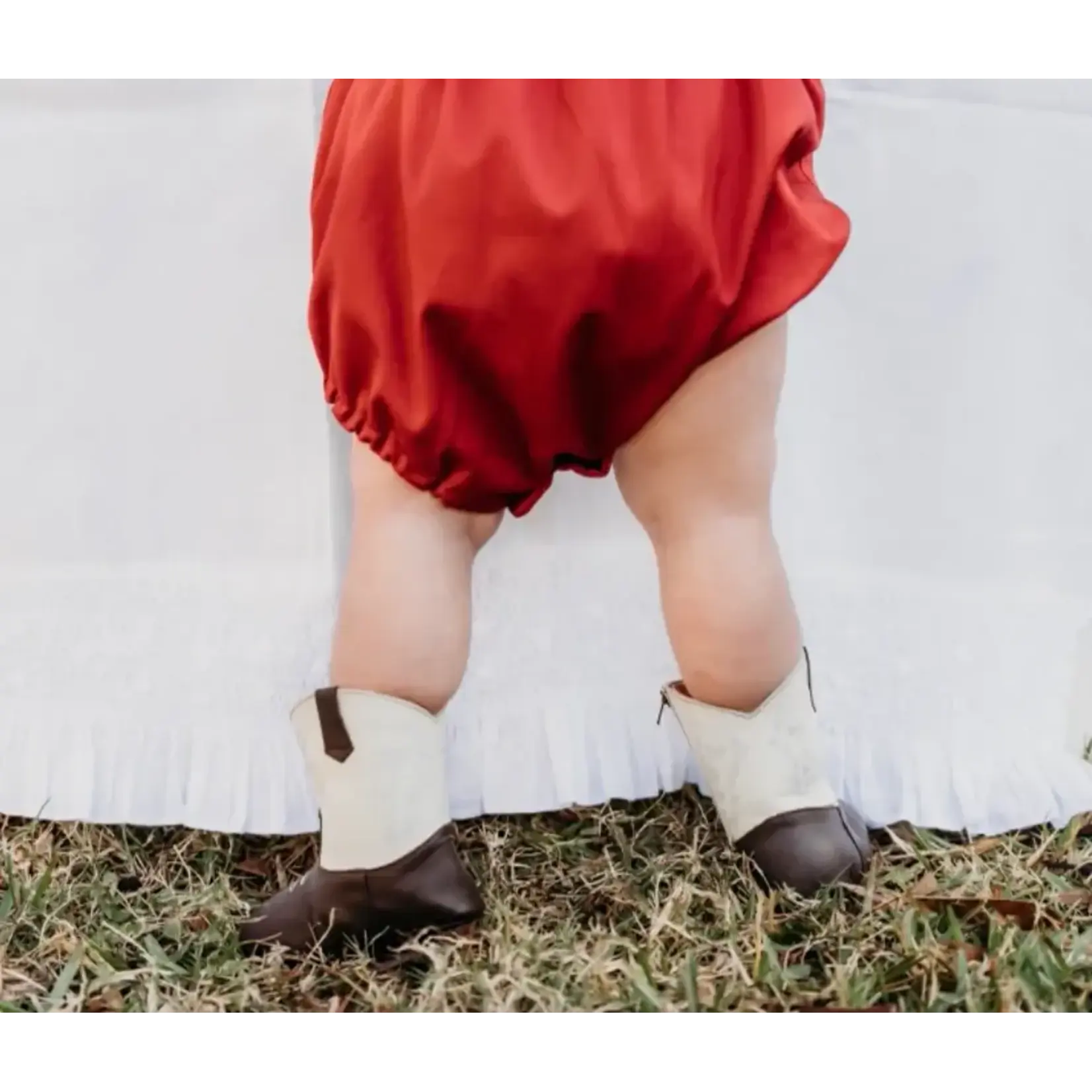 Nomandino Nomandino Chocolate/Ivory Frisco Cowboy Boots