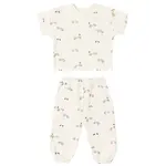 Quincy Mae Quincy Mae Natural Race Car Jersey Tee And Pant Set