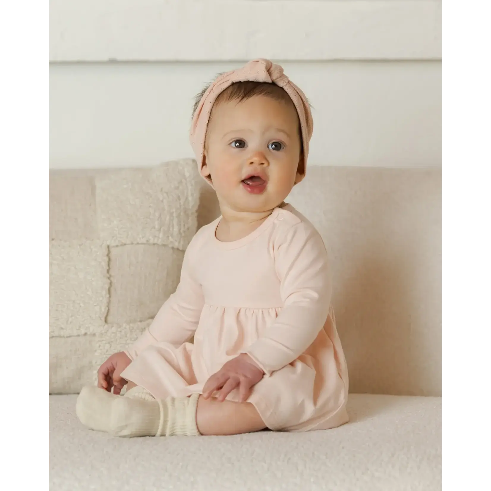 Quincy Mae Quincy Mae Petal L/S Baby Dress