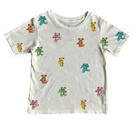 Rowdy Sprout Rowdy Sprout Vintage White Grateful Dead Bears Printed T-Shirt