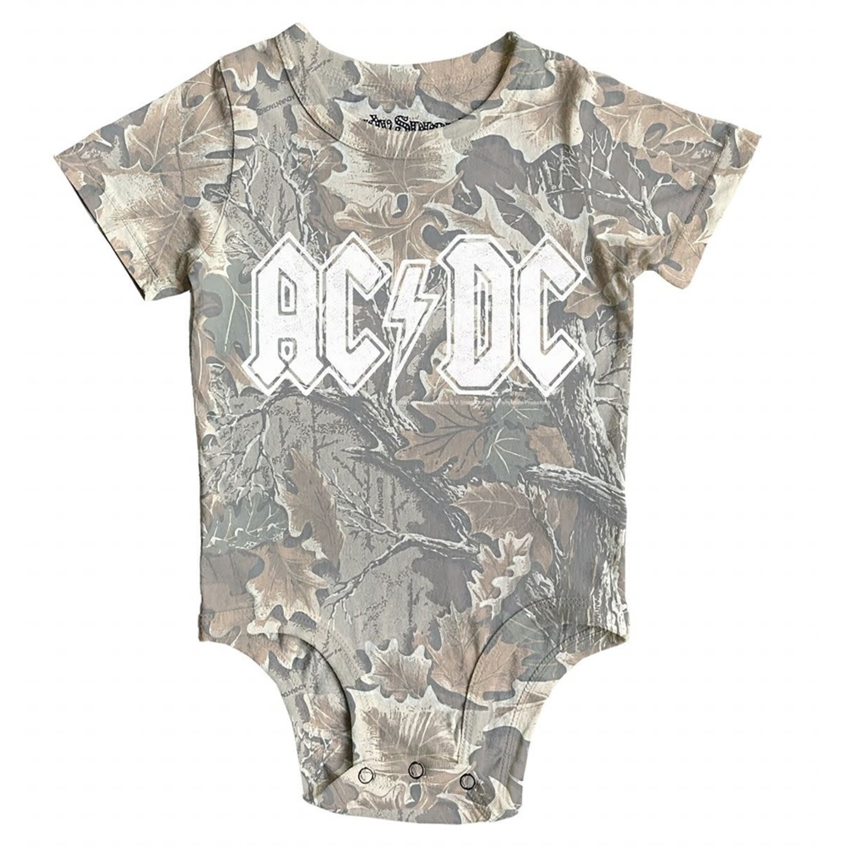 Rowdy Sprout Rowdy Sprout Camo ACDC Onesie