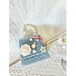 Ce Ce Co Ce Ce Co Peony & Charm Denim Blue Purse