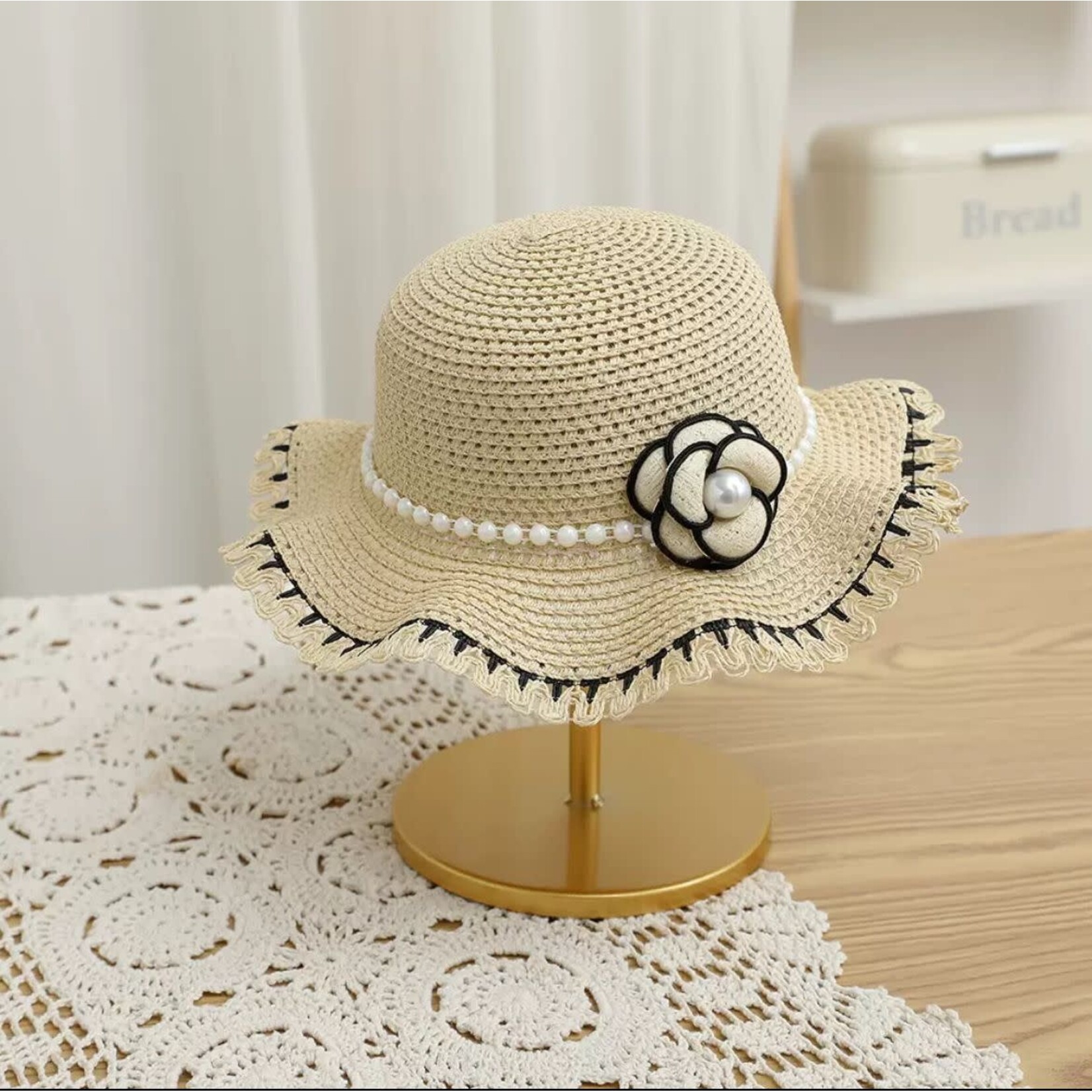 Ce Ce Co Ce Ce Co Straw Hat With Classy Peony