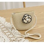 Ce Ce Co Ce Ce Co Straw Bag With Classy Peony