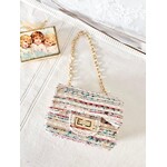 Ce Ce Co Ce Ce Co Vintage Ivory Little Lady Tweed Purse