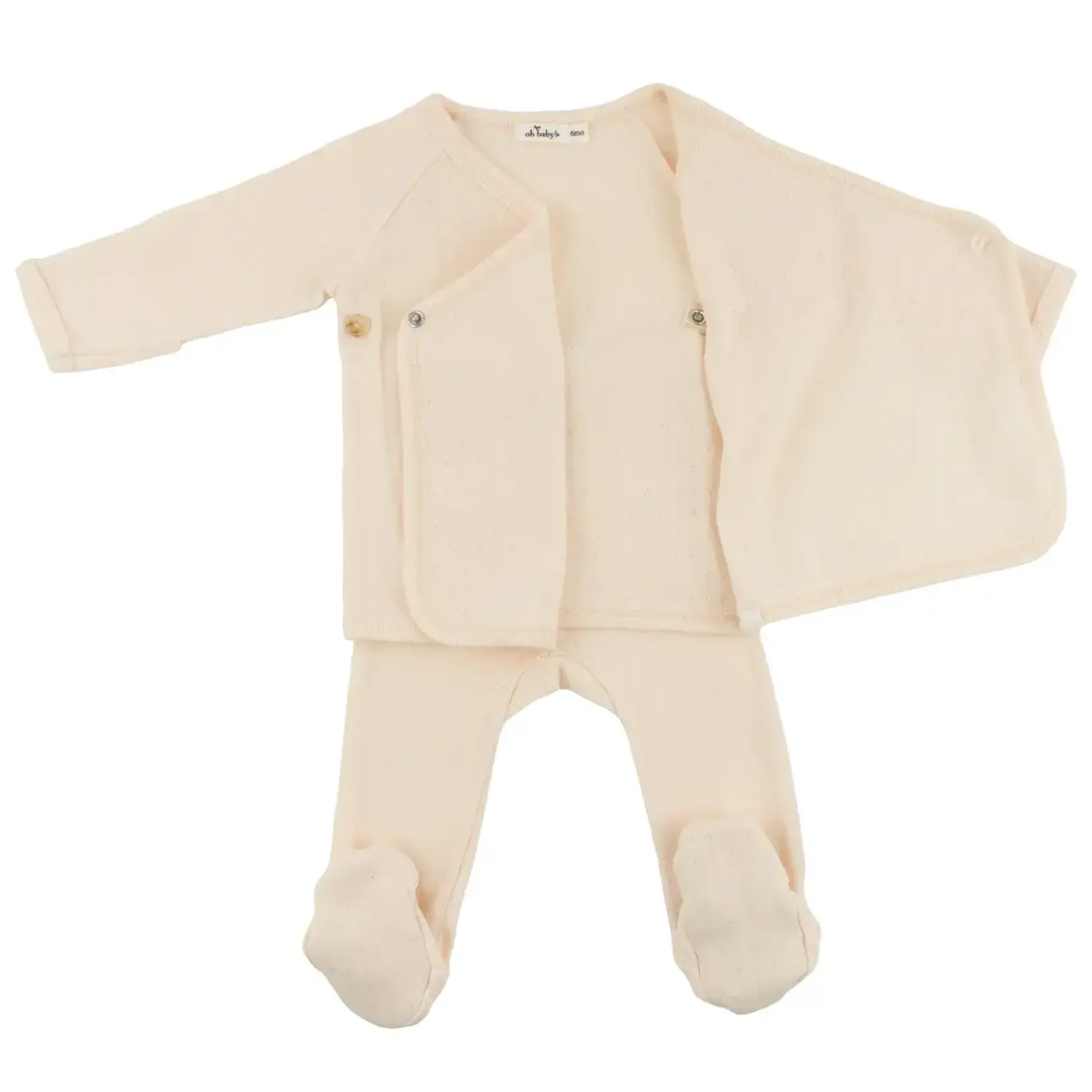 Oh Baby! Oh Baby Twinkle Pointelle Kimono Set