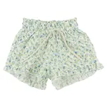 Oh Baby! Oh Baby Sky Blue Poppy Sprig Delilah Ruffle Short