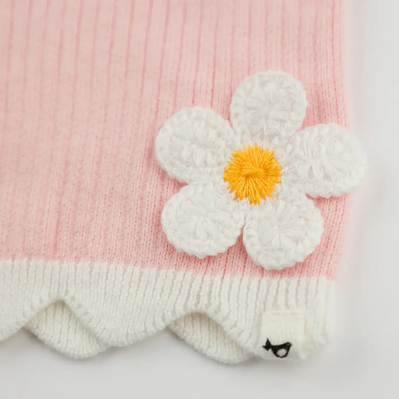 Oh Baby! Oh Baby Pink Crochet Daisies Chloe Tank And Short Set