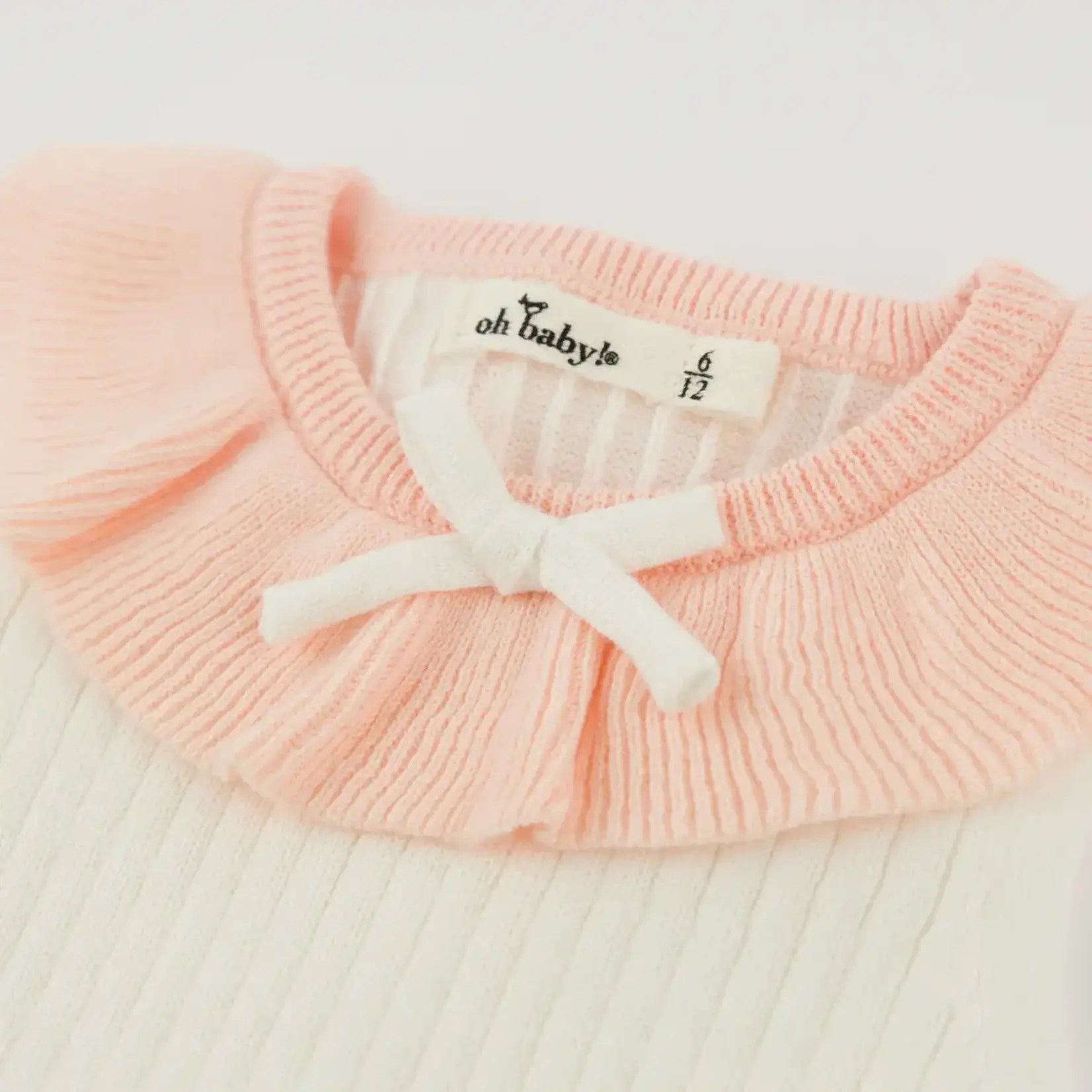 Oh Baby! Oh Baby Pale Pink Victoria Knitted Dress