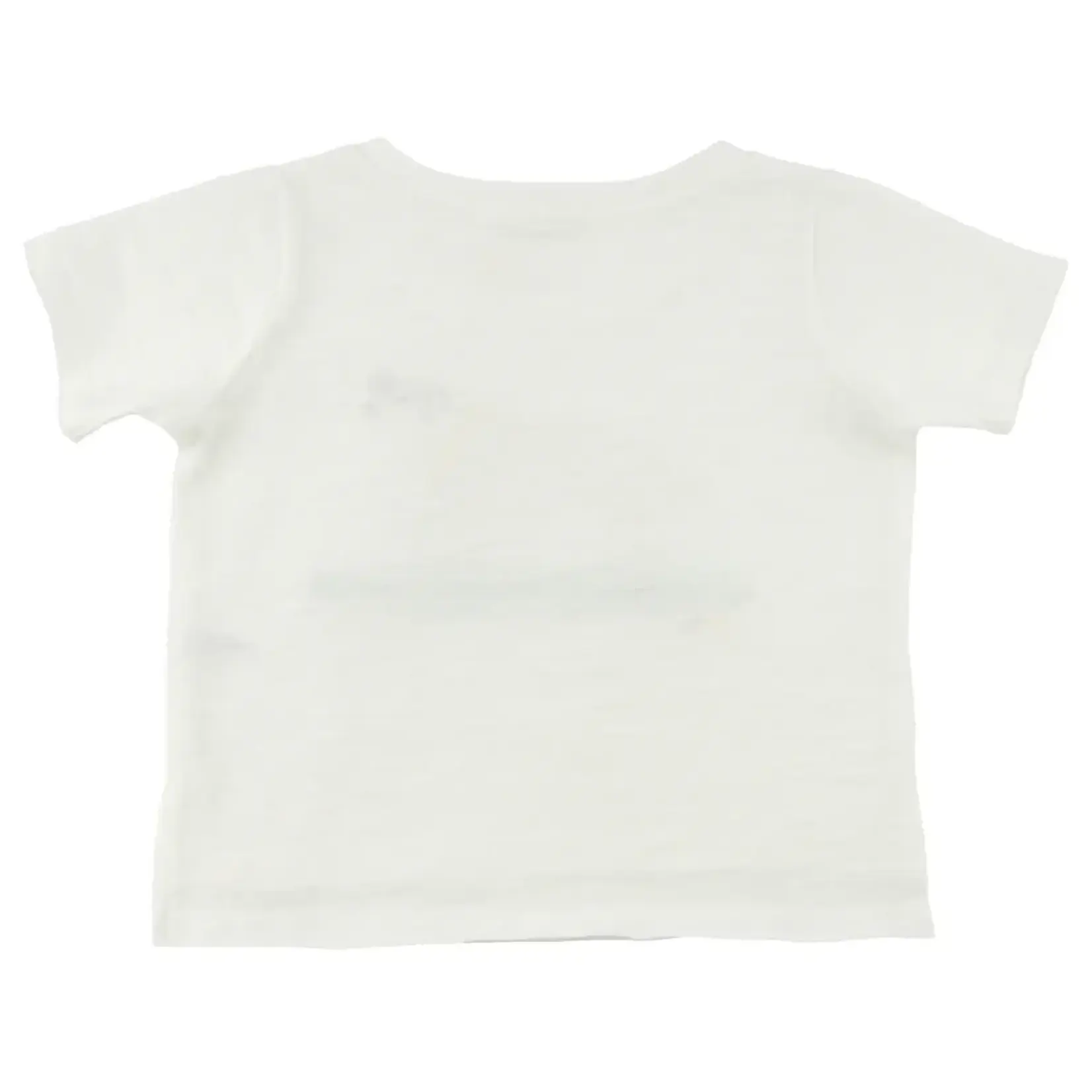 Oh Baby! Oh Baby Oyster Surfing Dog Terry Appl Raw Edge Tee