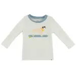 Oh Baby! Oh Baby Oyster Surfing Dog Malibu Rashguard