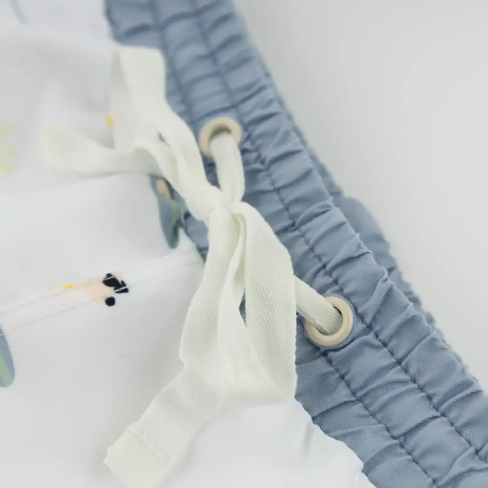 Oh Baby! Oh Baby Oyster Surfing Dog AOP Malibu Board Shorts