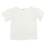Oh Baby! Oh Baby Oyster Ruffle Cotton Slub Layla Tee