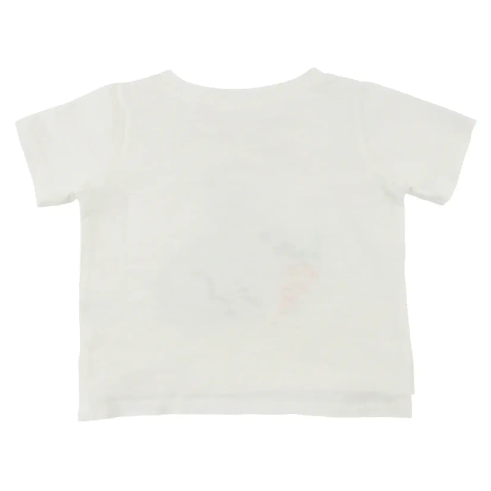 Oh Baby! Oh Baby Oyster Profile Bunny With Carrot Raw Edge Tee