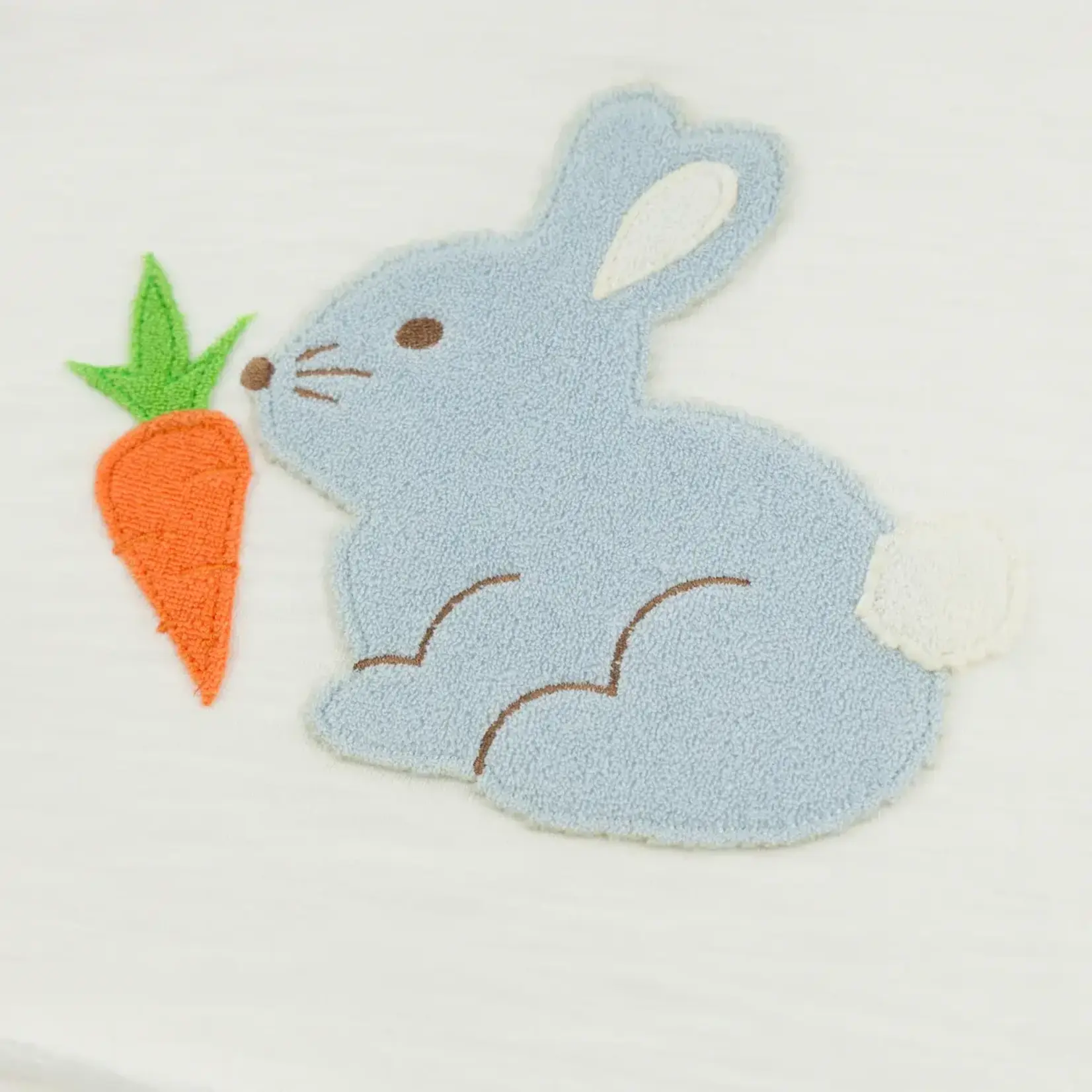Oh Baby! Oh Baby Oyster Profile Bunny With Carrot Raw Edge Tee