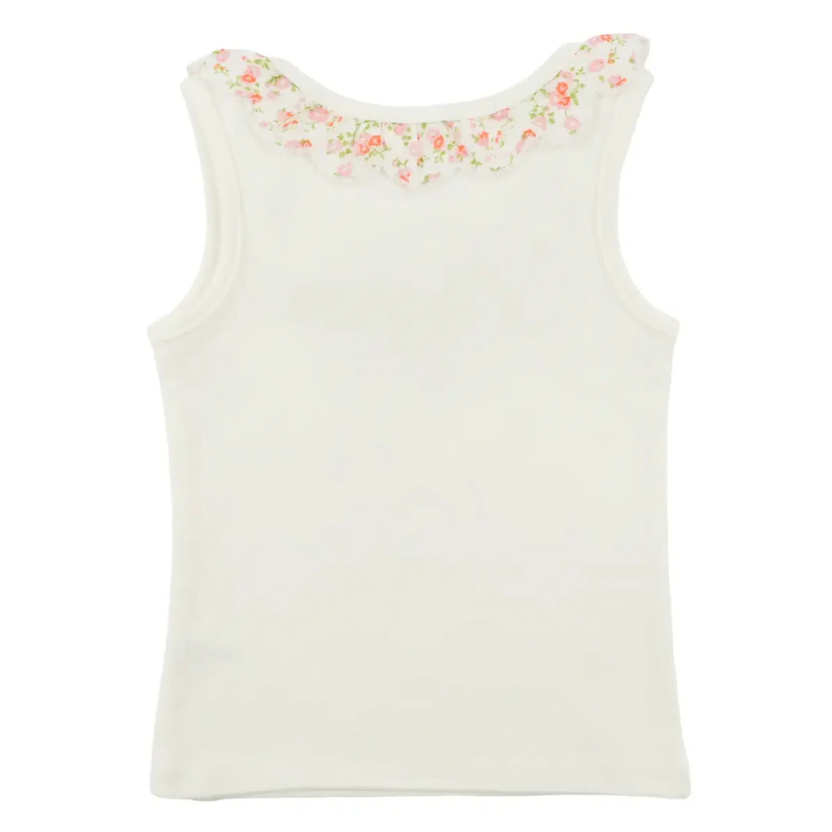 Oh Baby! Oh Baby Oyster Poppy Sprig Blush Bella Collar Tank