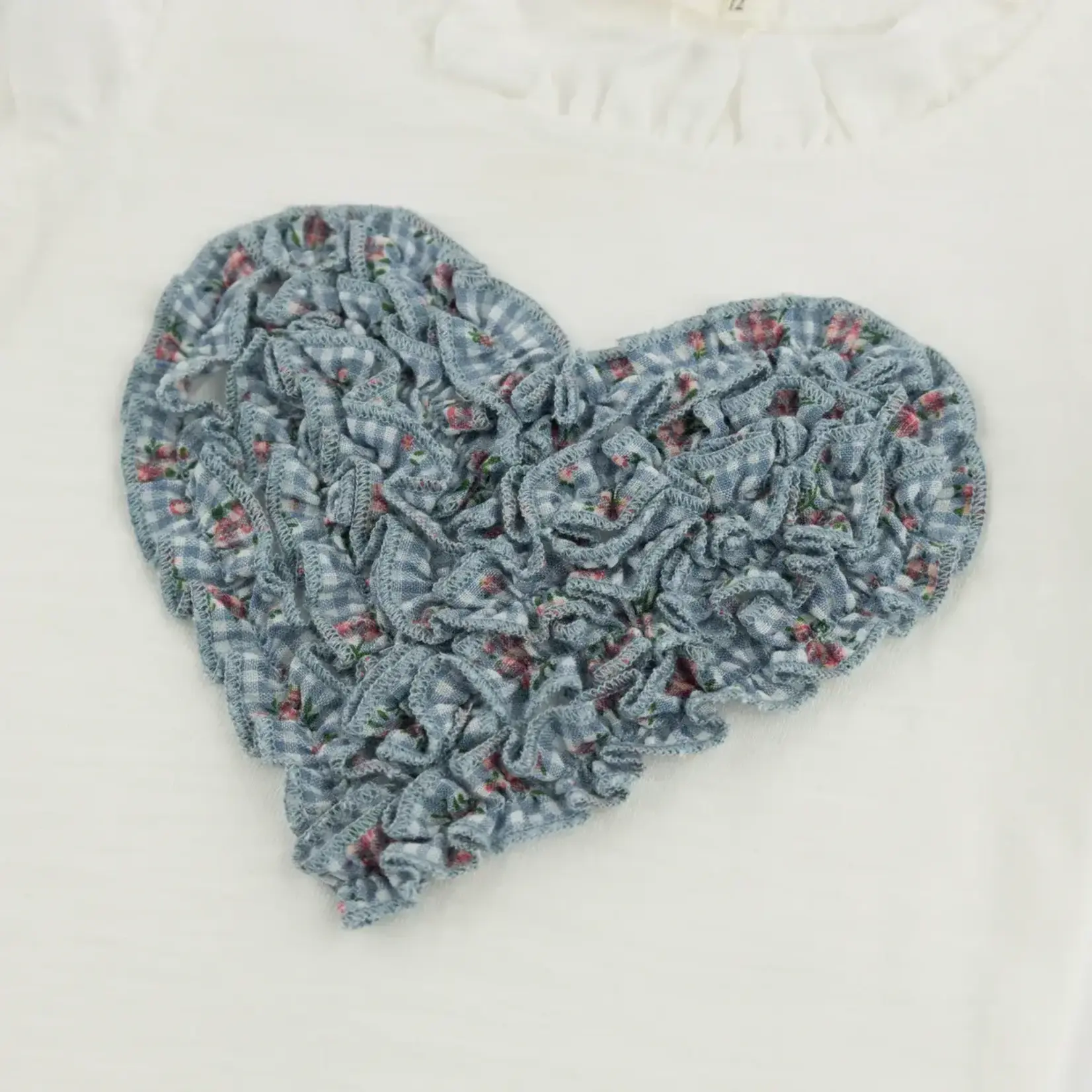 Oh Baby! Oh Baby Oyster Dahlia Ruffle Heart Rebekah Tank