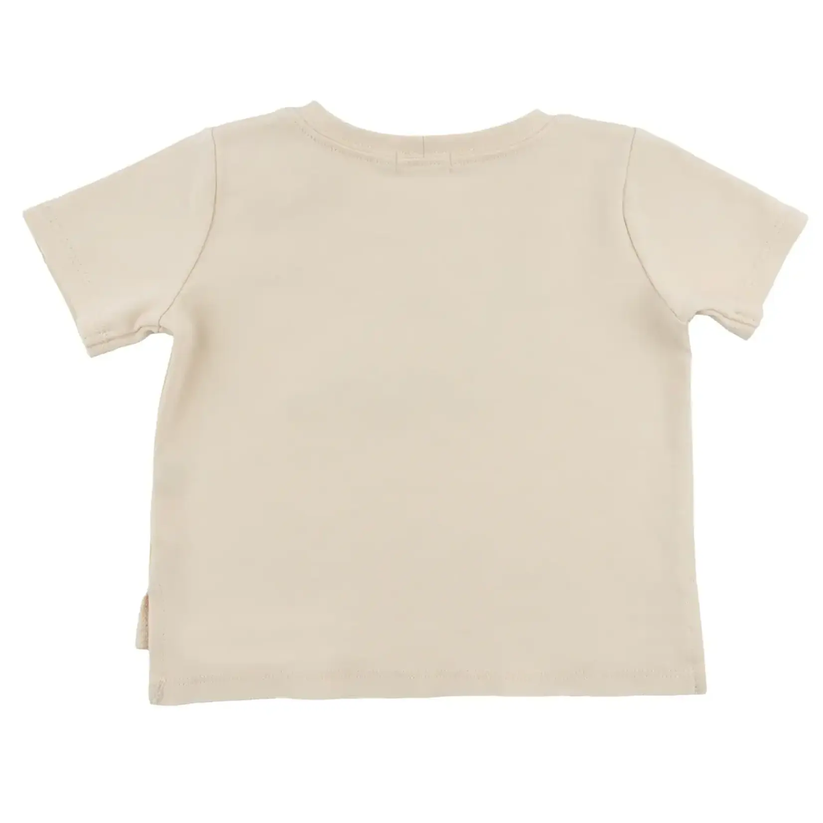 Oh Baby! Oh Baby Natural Dino Forest Green Raw Edge S/S T-Shirt