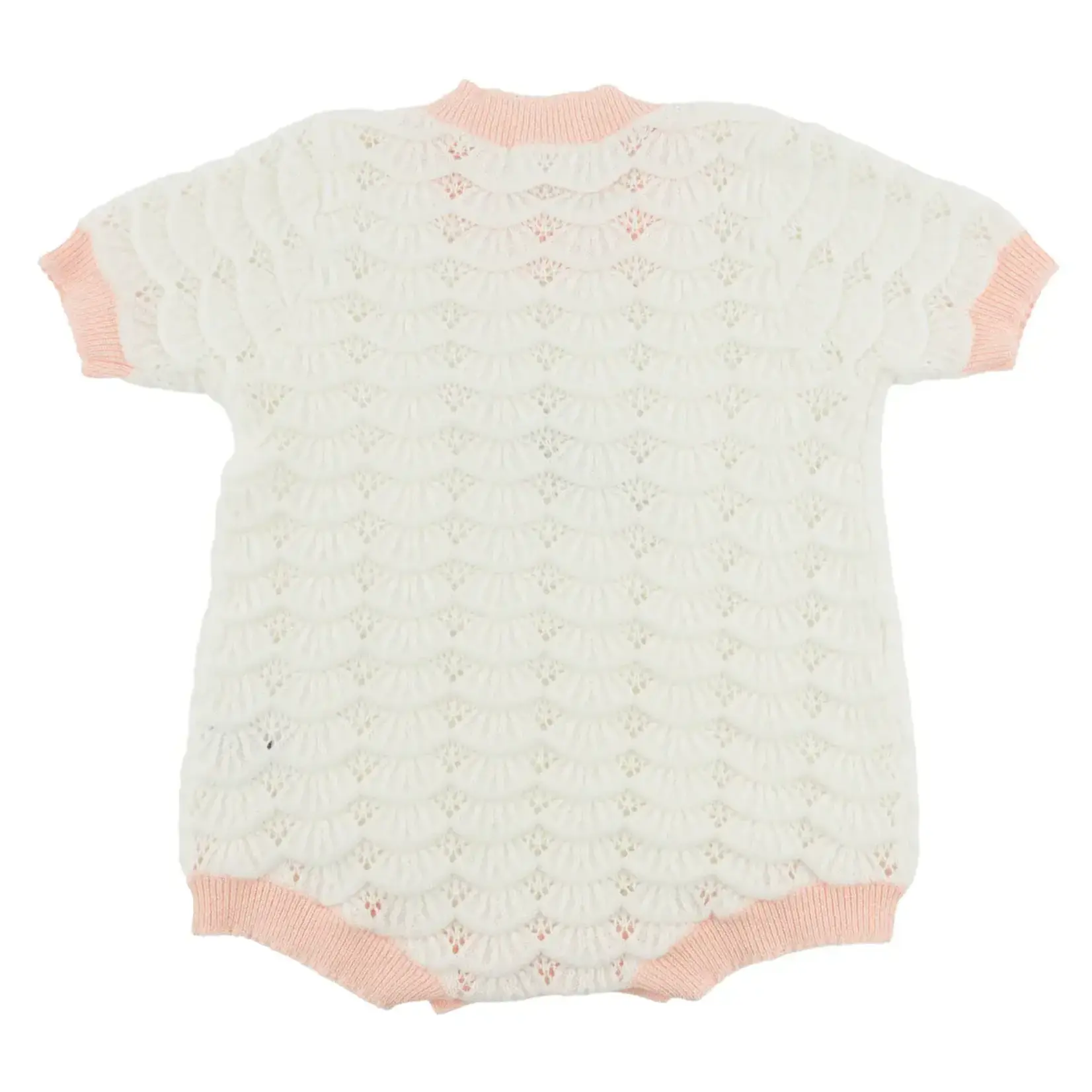 Oh Baby! Oh Baby Cream Ruby Knitted Pointelle Bubble