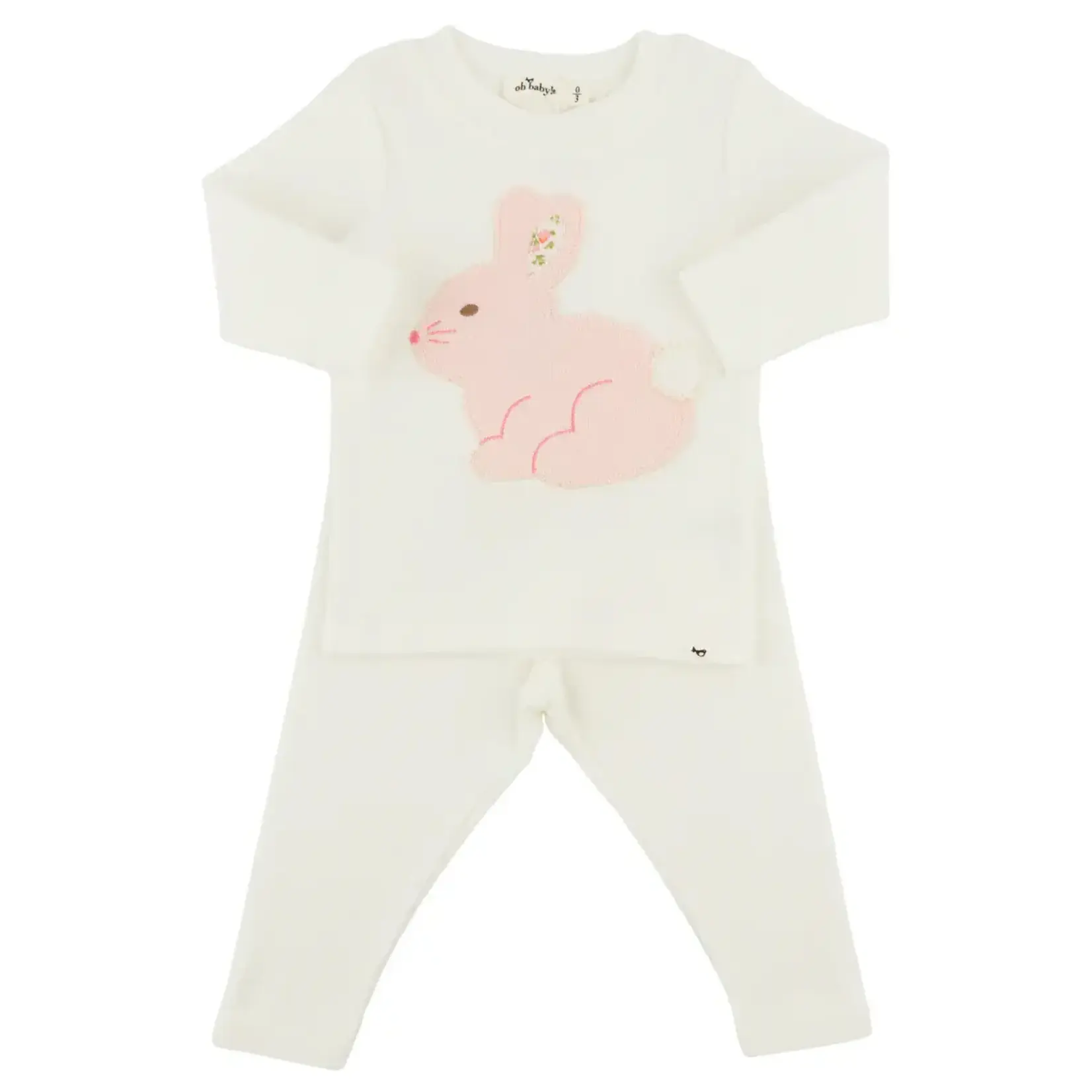 Oh Baby! Oh Baby Cream Profile Bunny 2pc Set
