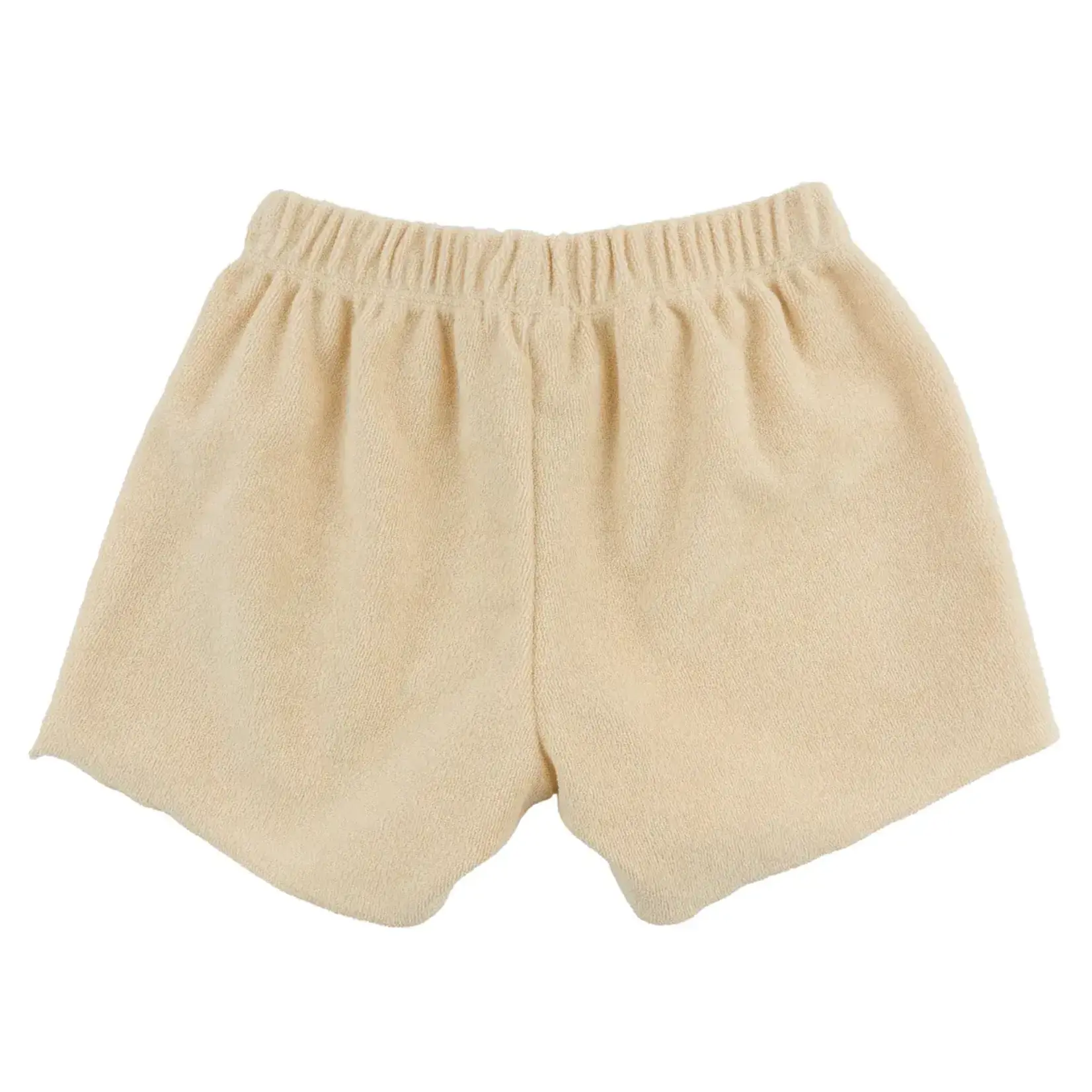 Oh Baby! Oh Baby Buff Whale Applique Terry Charlie Short