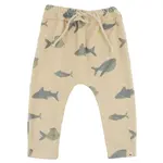 Oh Baby! Oh Baby Buff Fish Spring AOP Terry Brooklyn Jogger