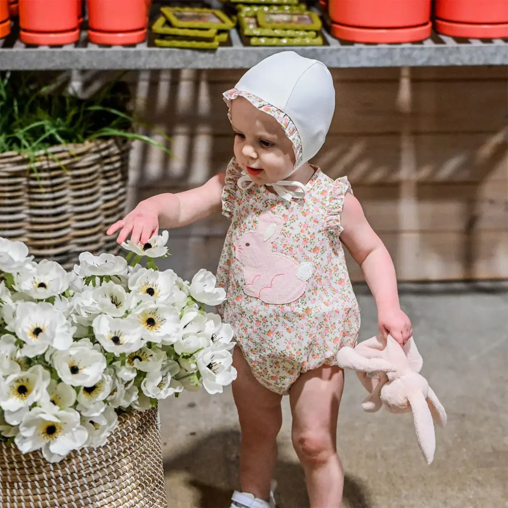 Oh Baby! Oh Baby Blush Poppy Sprig Profile Bunny Ruffle Bubble