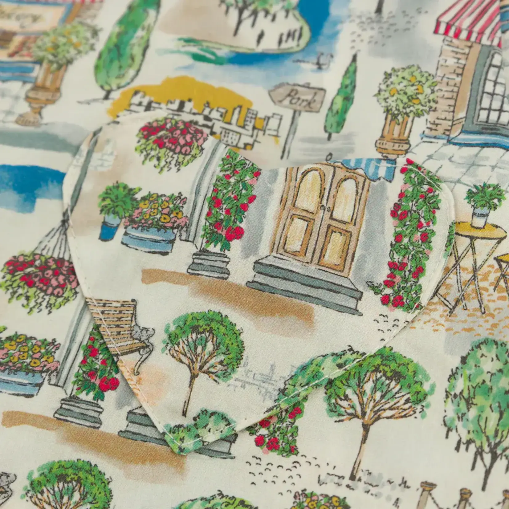 Oh Baby! Oh Baby Blue Bloomtown Gracie Split Tank & Tushie Set