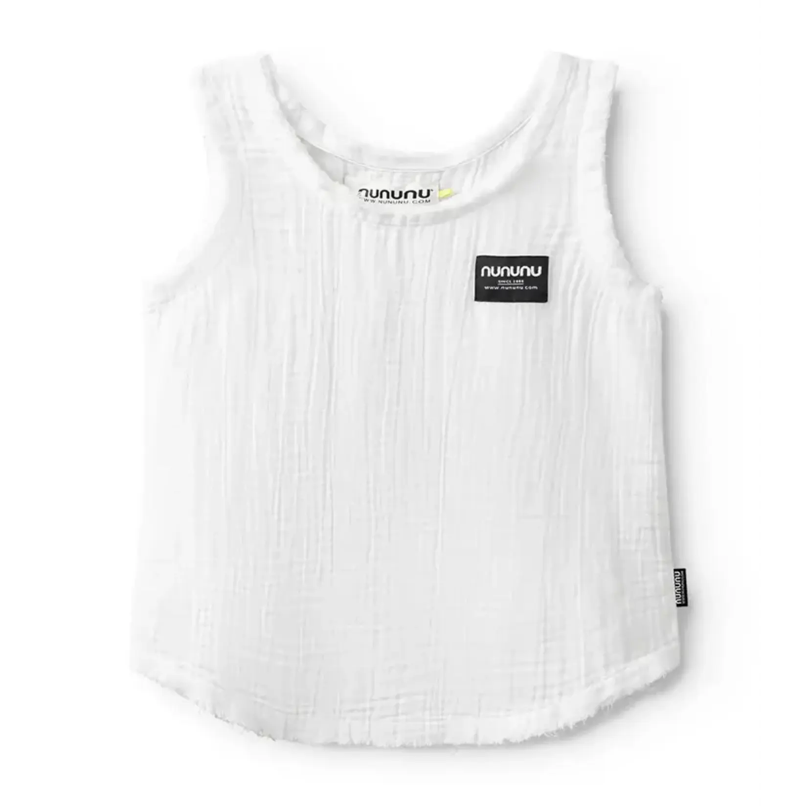 Nununu Nununu White Muslin SummerTank