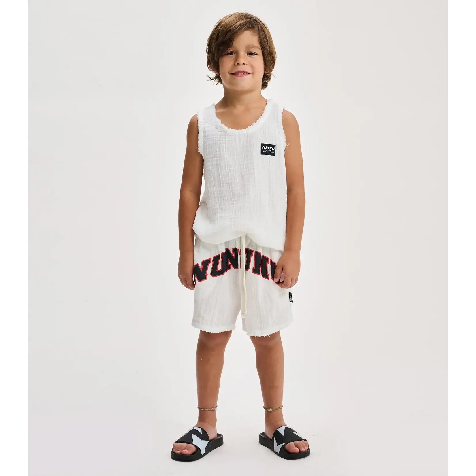 Nununu Nununu White Muslin SummerTank