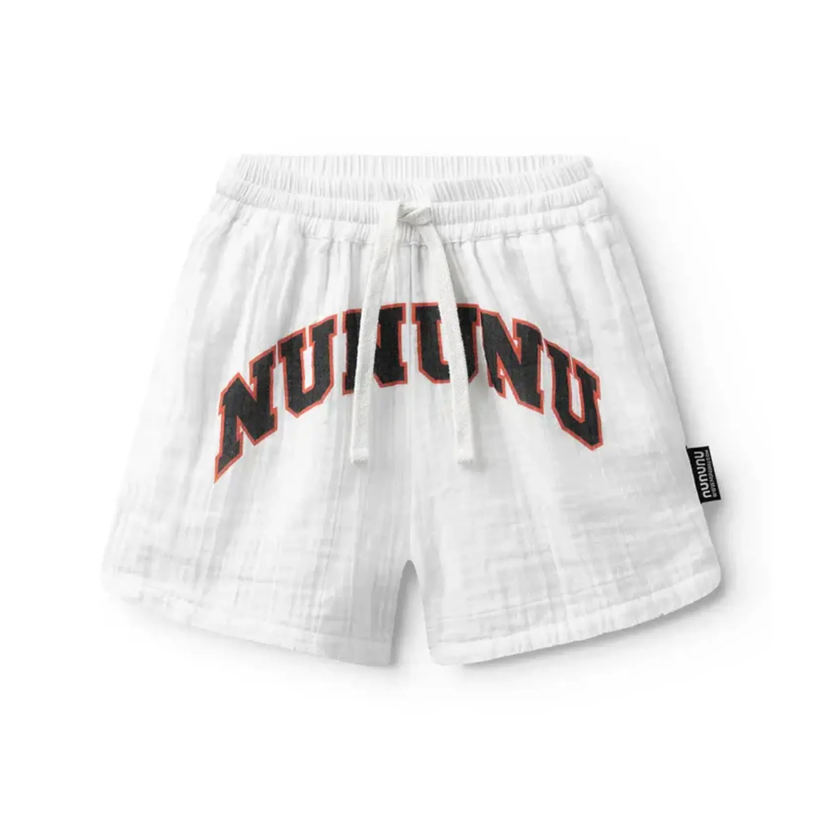 Nununu Nununu White Muslin Nununu Shorts
