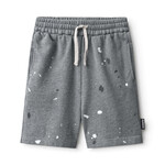 Nununu Nununu Heather Grey Mono Splash Sweat Shorts