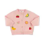 Oh Baby! Oh Baby Pale Pink Mixed Crochet Fruit Cardigan