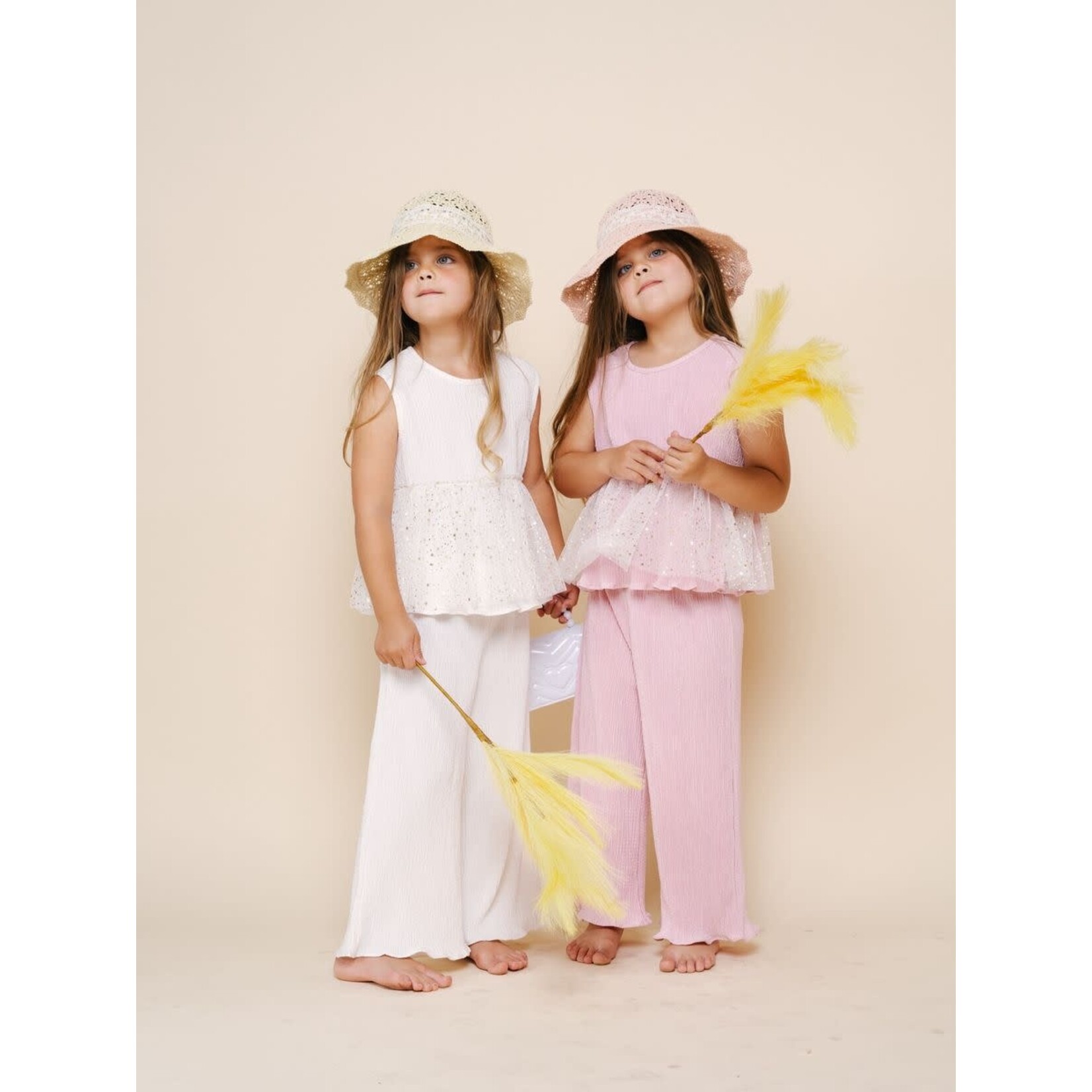 Petite Hailey Petite Hailey Pink Elise Pleats Set