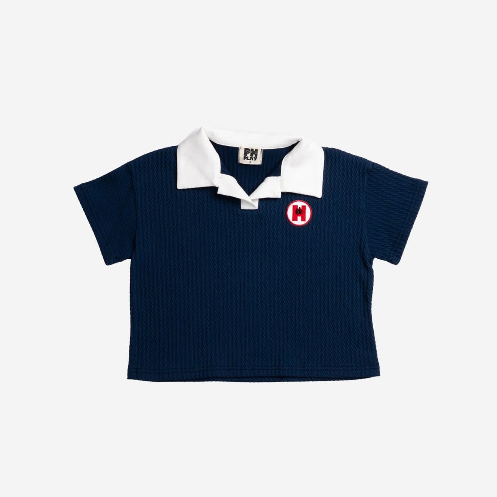 Petite Hailey Petite Hailey Navy Levi Collar Set