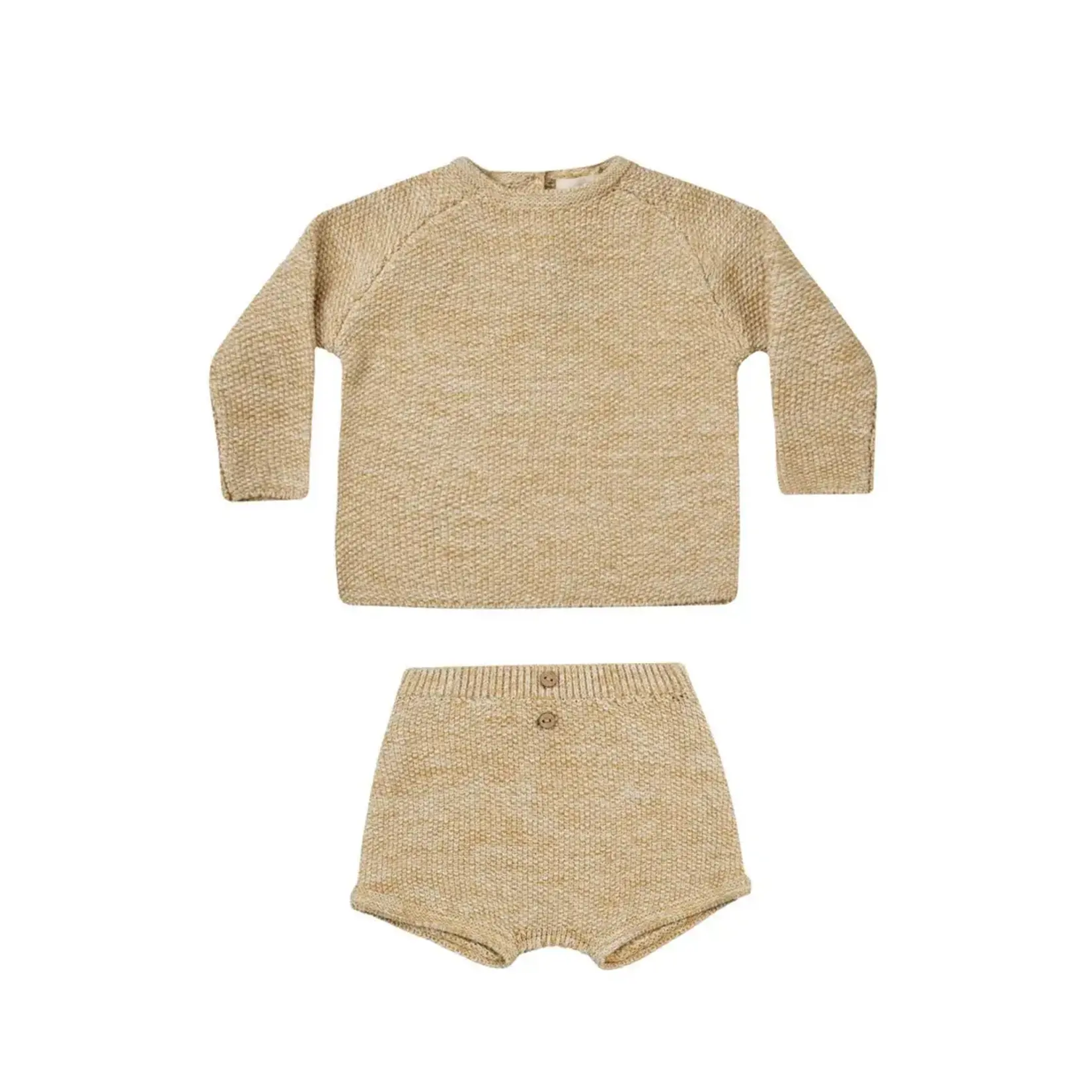 Quincy Mae Quincy Mae Heathered Honey Summer Knit Set