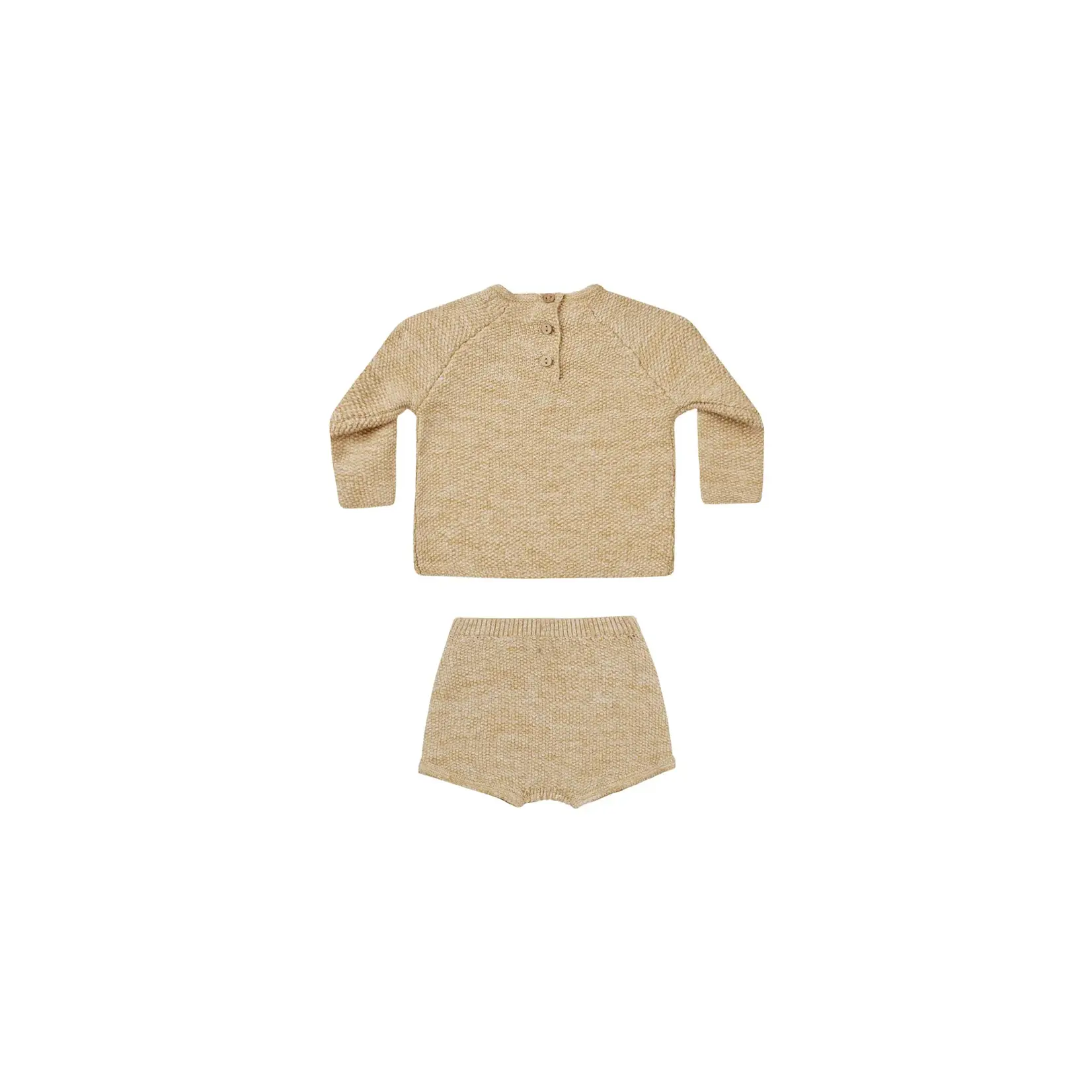 Quincy Mae Quincy Mae Heathered Honey Summer Knit Set