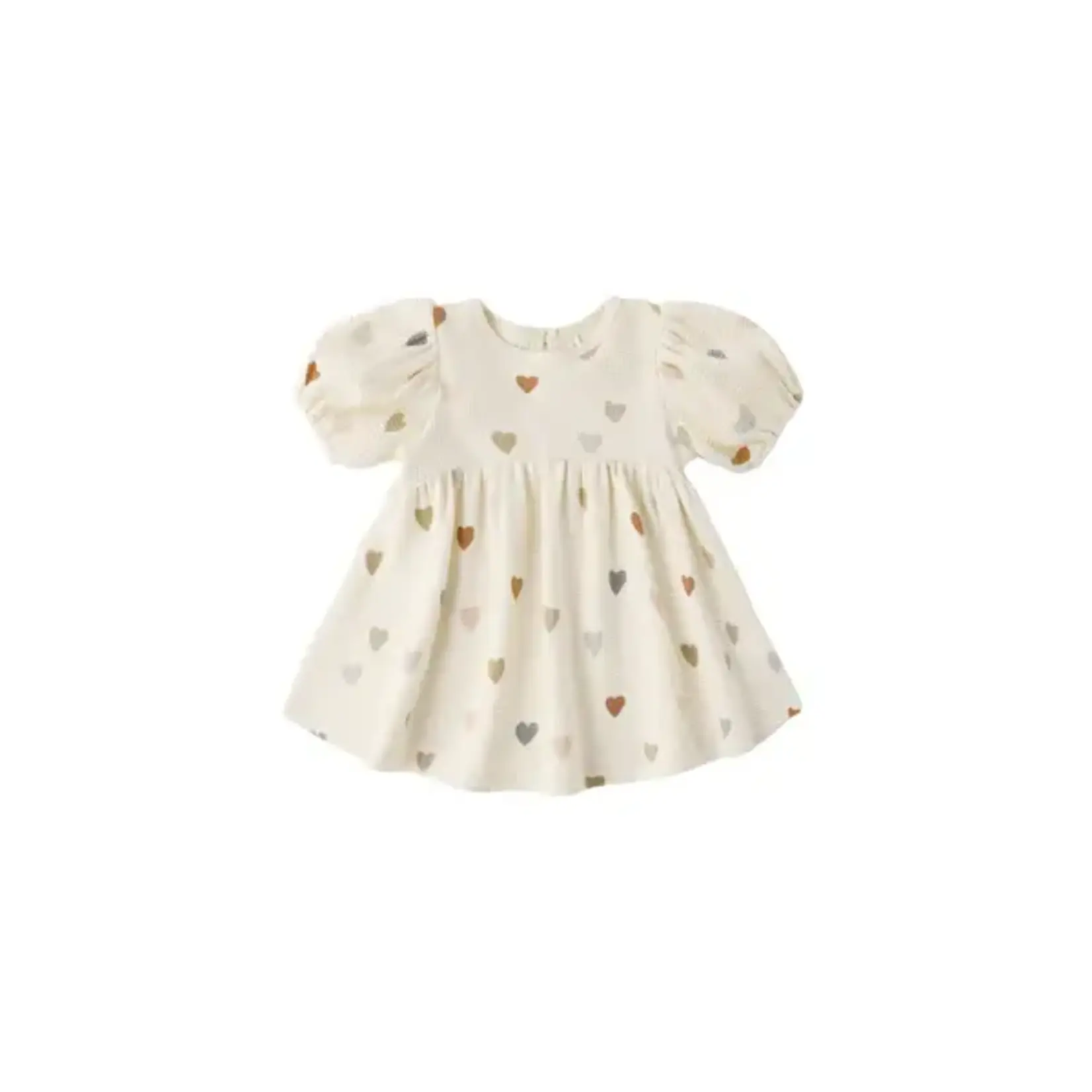 Quincy Mae Quincy Mae Natural Confetti Hearts Darla Dress