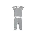 Quincy Mae Quincy Mae Ocean Stripe Ribbed S/S Tee & Legging Set