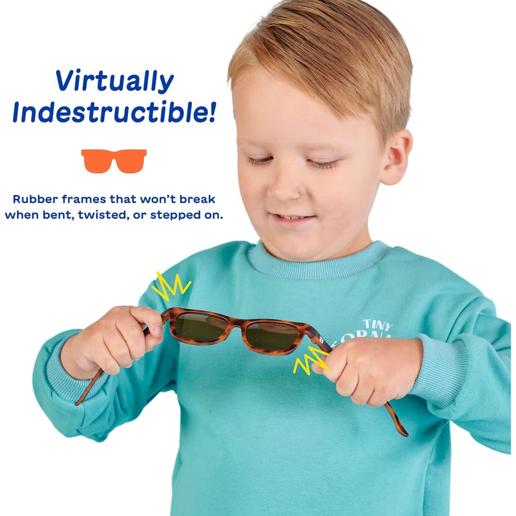 Babiators Babiators Baby Blue Navigator Amber Lenses