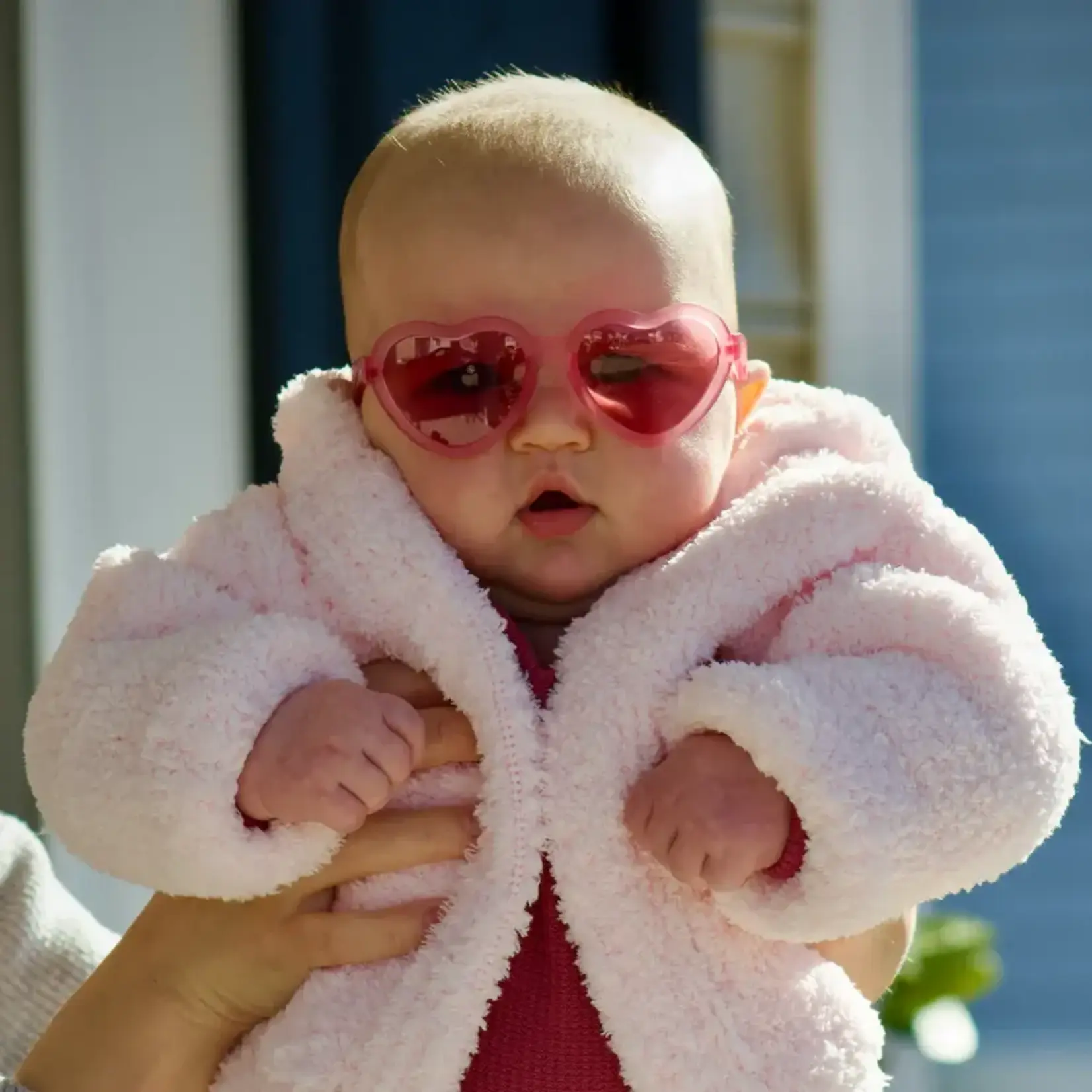 Babiators Babiators Fuchsia Haze Heart Pink Transparent Lenses