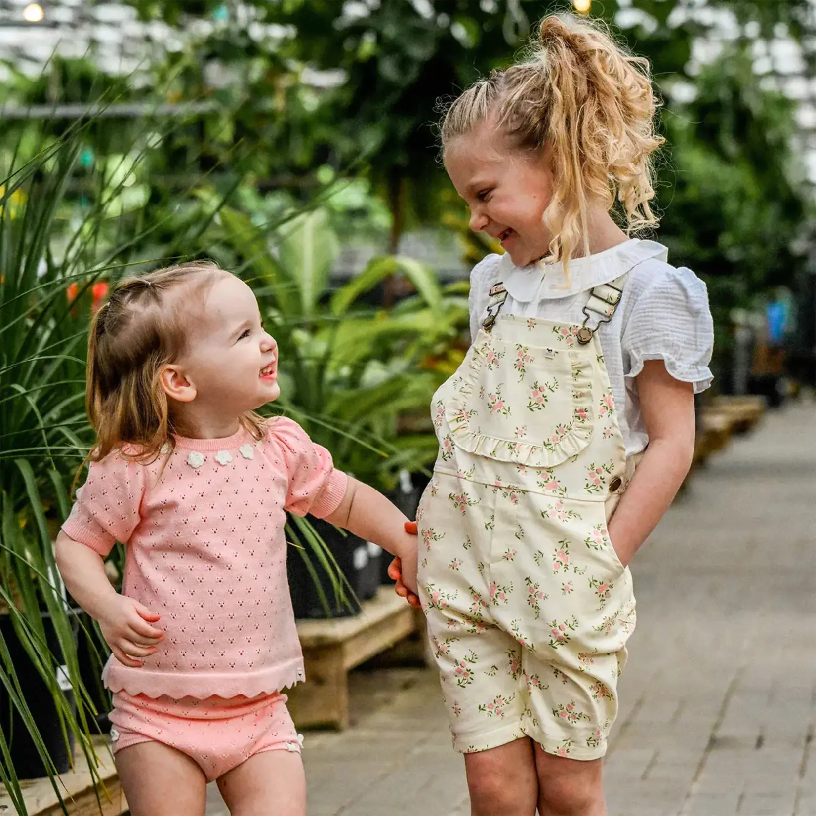 Oh Baby! Oh Baby Pink Bird Stitch Emmie Top & Short Set