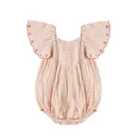 Rylee + Cru Rylee + Cru Petal Gingham Roxy Romper